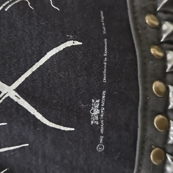 Mayhem x Toxic Vision Upcycled Studded Biker Jacket - Picture 8 of 10